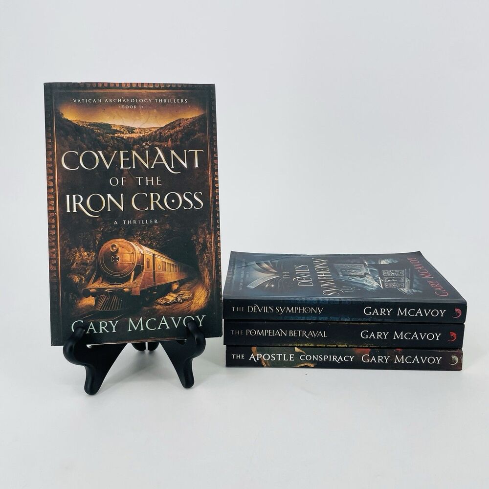 Gary McAvoy Vatican Archaeology Thrillers Series 1-3 Book Lot Plus Apostle PB